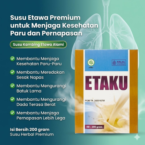 Susu Etawa Untuk Paru Kotor, Sesak Napas, Dada Berat & Batuk Lama – Herbal Alami