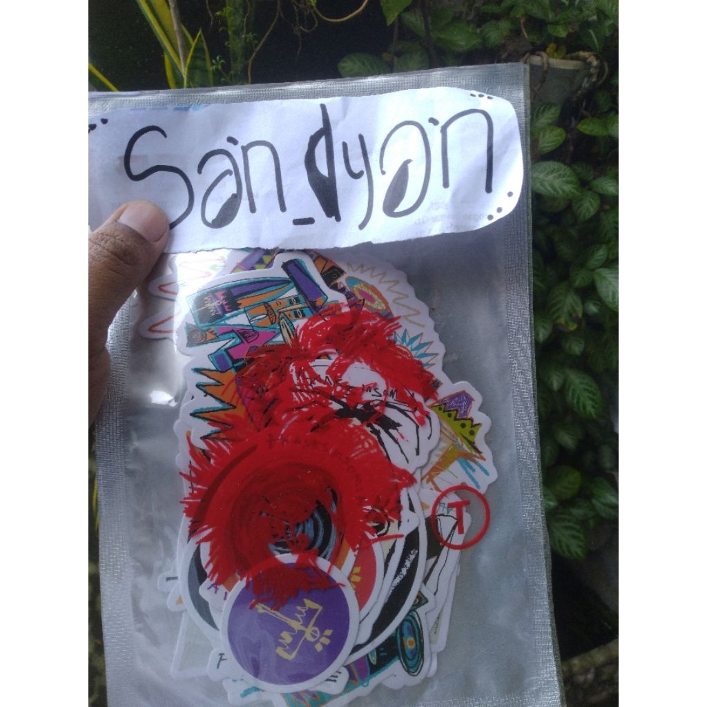 Stiker thanksinsomnia X alipjon