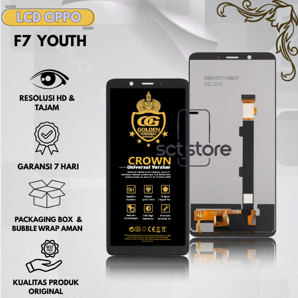 LCD OPPO F7 YOUTH / TOUCHSCREEN OPPO F7 YOUTH / REALME 1 ORIGINAL FULLSET COMPLETE