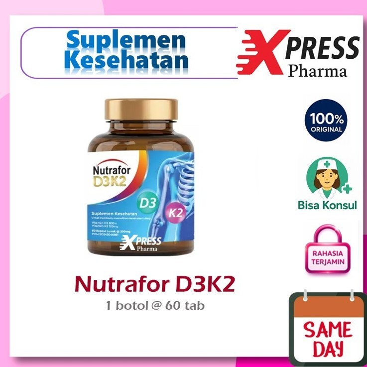 XPRESS  Nutrafor D3K2 60 tab / Vitamin D3K2 / Vitamin D3+K2
