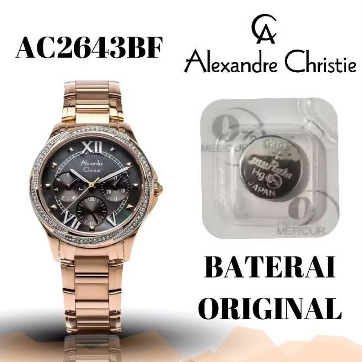 Baterai Jam Alexandre Christie Type AC2643BF Original