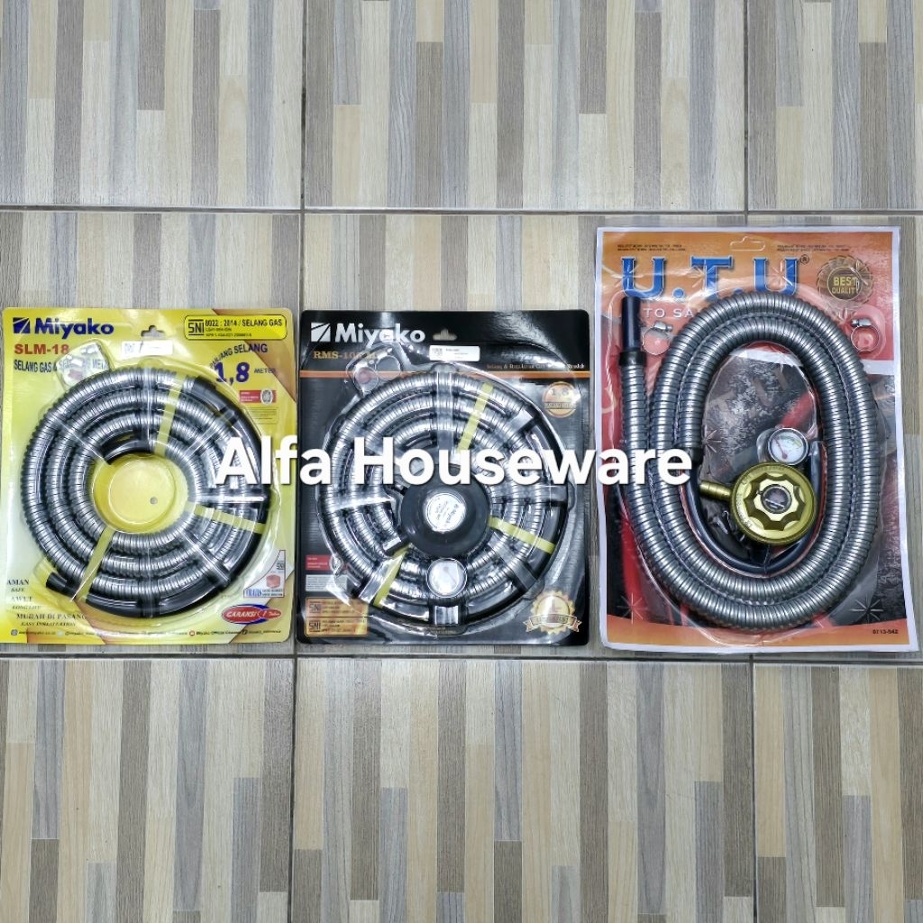 Selang Gas Regulator Kompor Gas UTU Miyako
