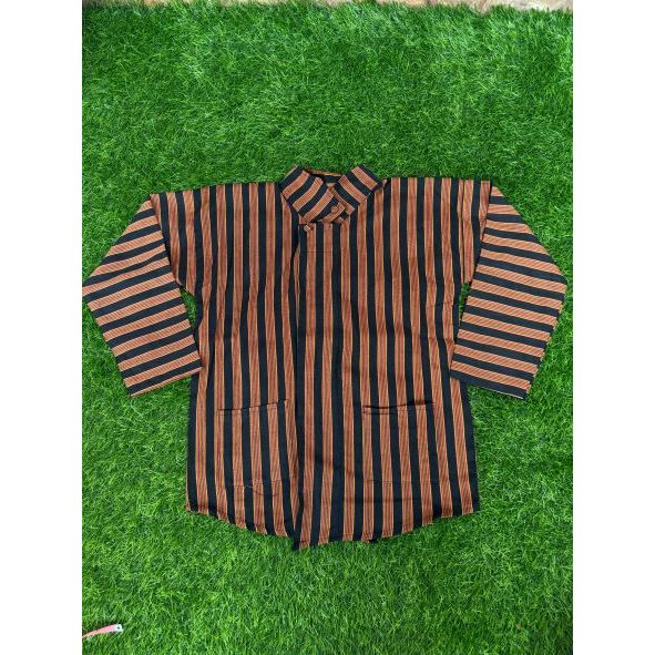 Surjan Lurik Jogja / Baju Adat Jogja Surjan Lurik Halus