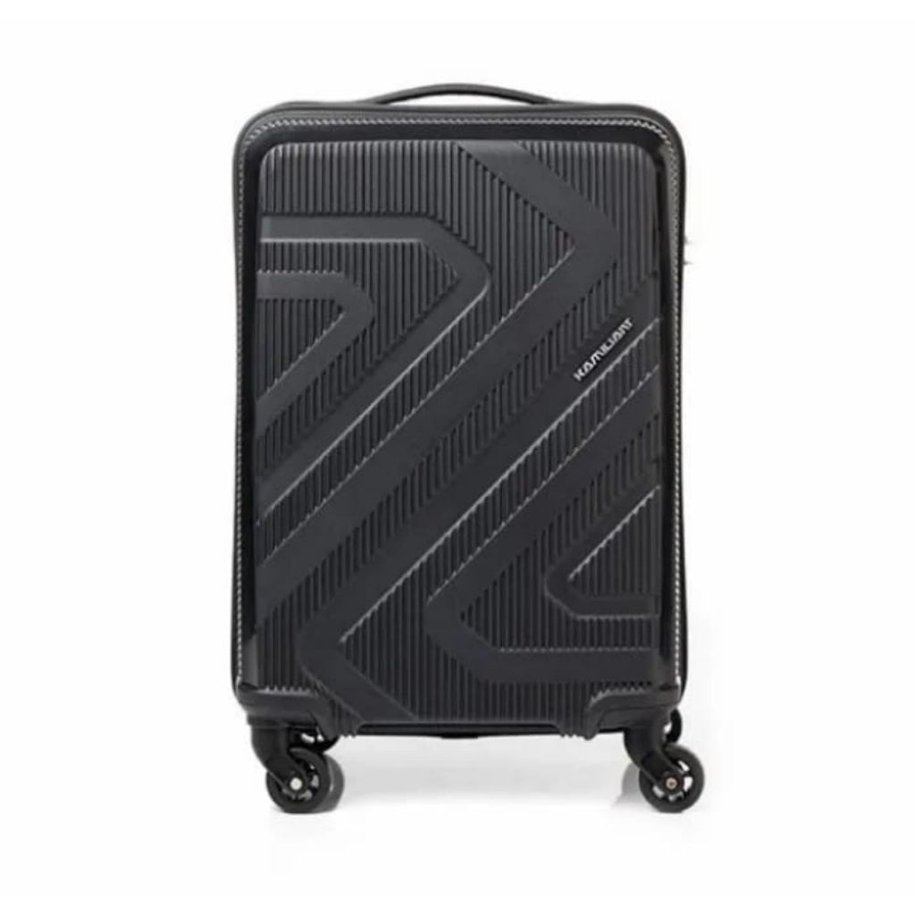Kamiliant by American Tourister Kiza Hardsided Cabin Luggage Koper 20 Inch Hitam Black