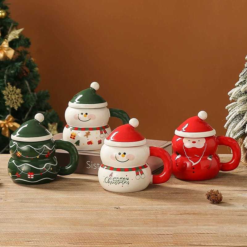 A0442 | JEEA | Christmas mug | Cangkir natal unik lucu | cangkir premium