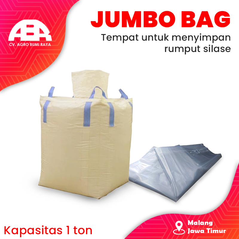 Jumbo Bag kantong Silase Bag kaps 1 ton include inner plastik