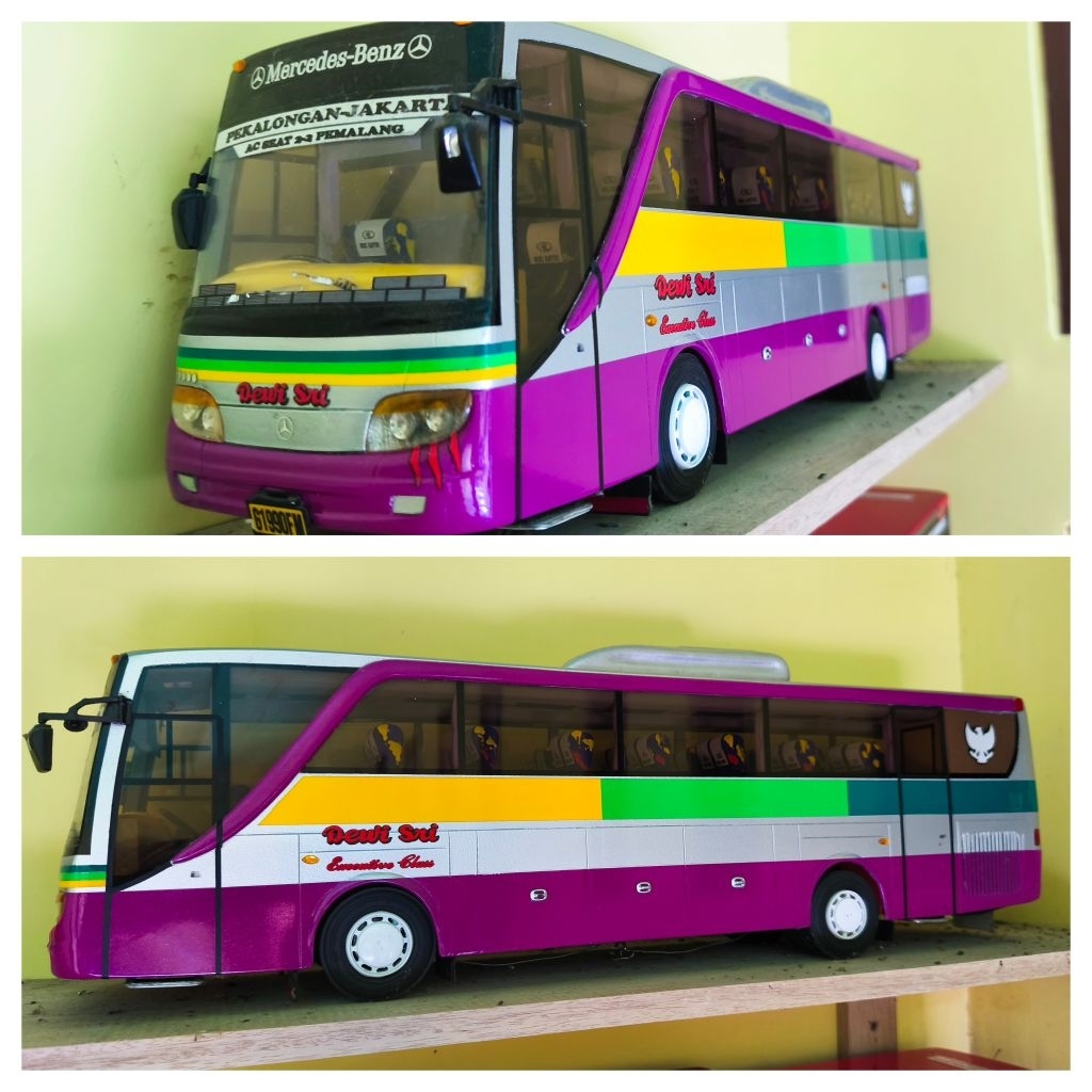 Miniatur Bus Dewi Sri Skala 20 Standar NK
