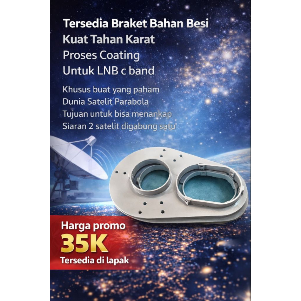 braket lnb c band Twin
