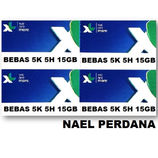 VOUCHER XL BEBAS PUAS 5K 5HARI 15GB