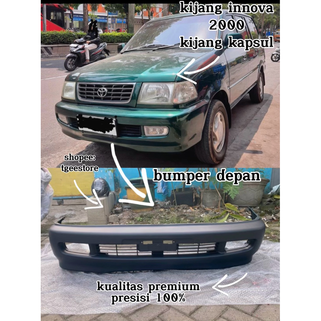 bumper depan kijang 1999-2002/kijang kapsul/lgx