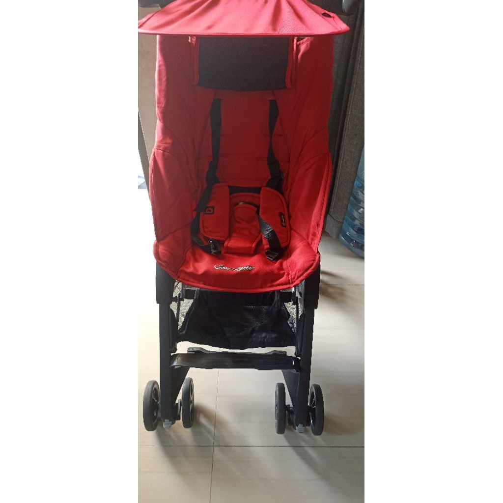 Preeloved Stroller Pockit CocoLatte (2 Posisi) bonus stroler roda 3