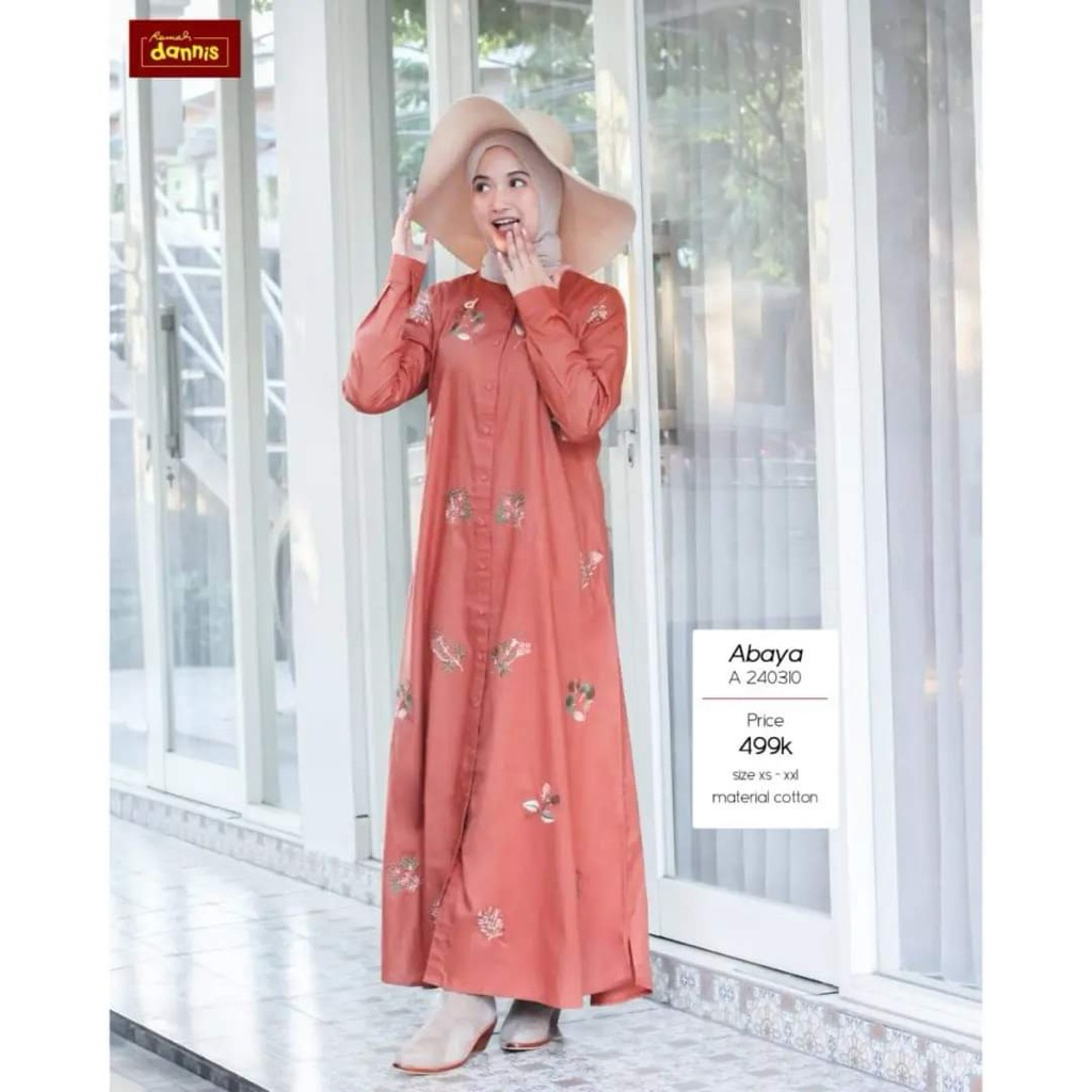Abaya Dannis A 240310/Abaya dannis dewasa