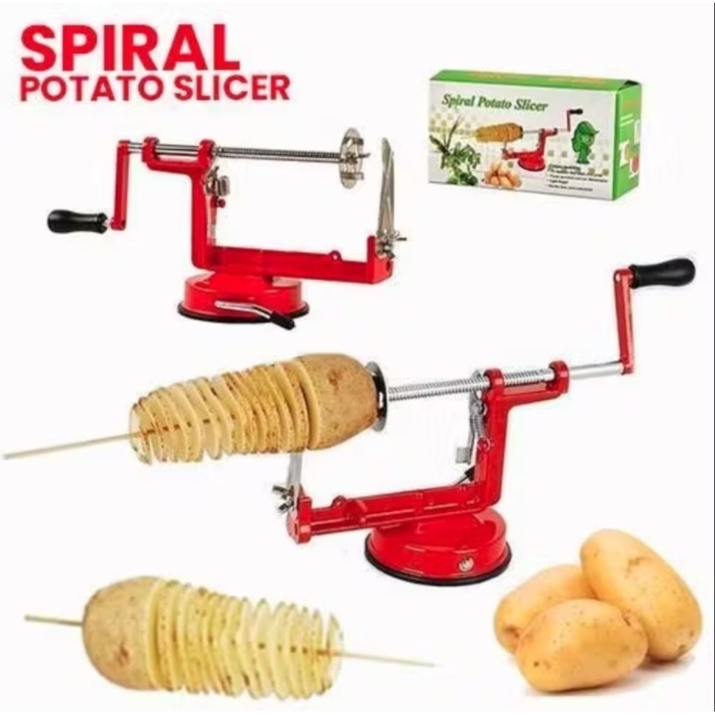 Alat Pemotong Kentang Spiral Potato Slicer Pemotong Kentang Spiral
