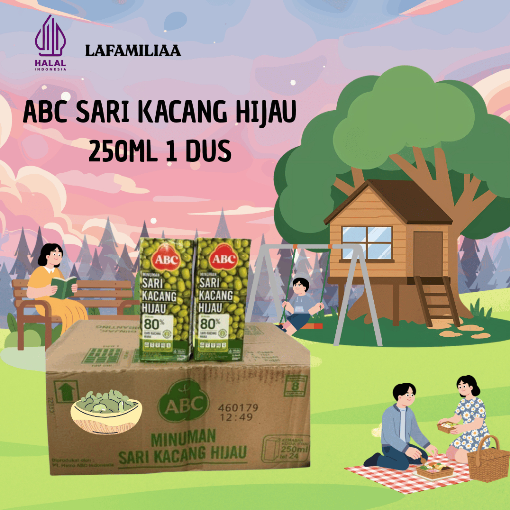 ABC SARI KACANG HIJAU 250ML 1 DUS isi 24 pc