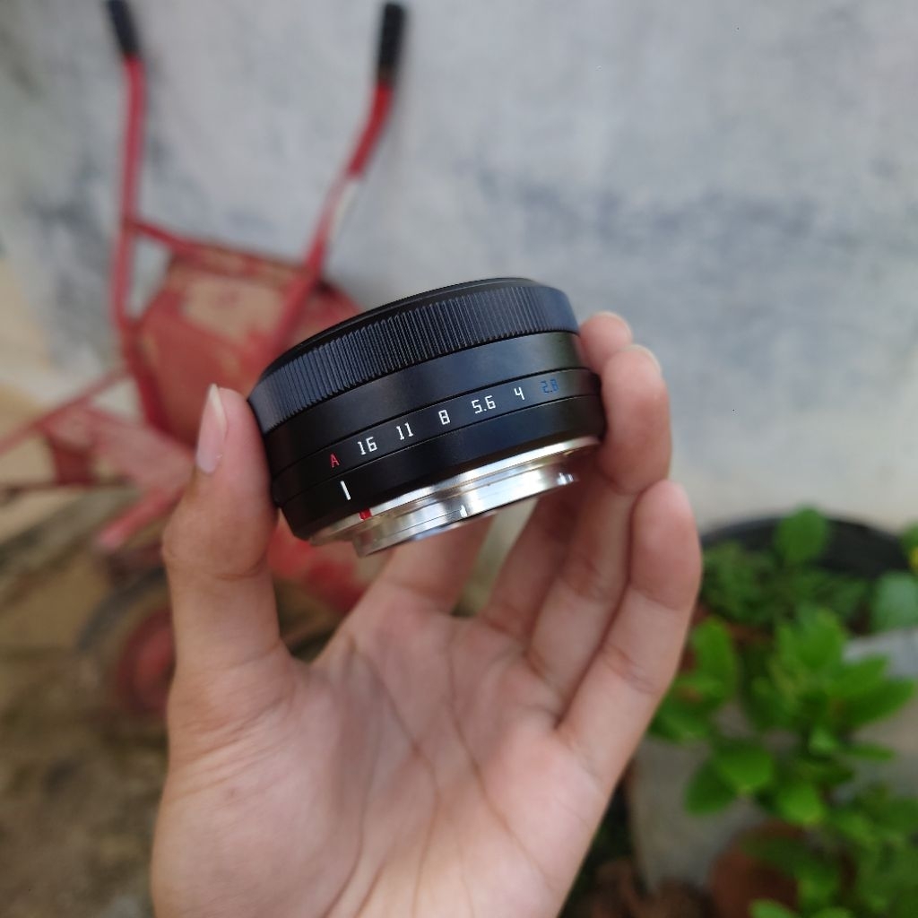 Lensa Fujifilm TTArtisan 27mm 2.8 Compact pancake lens preloved