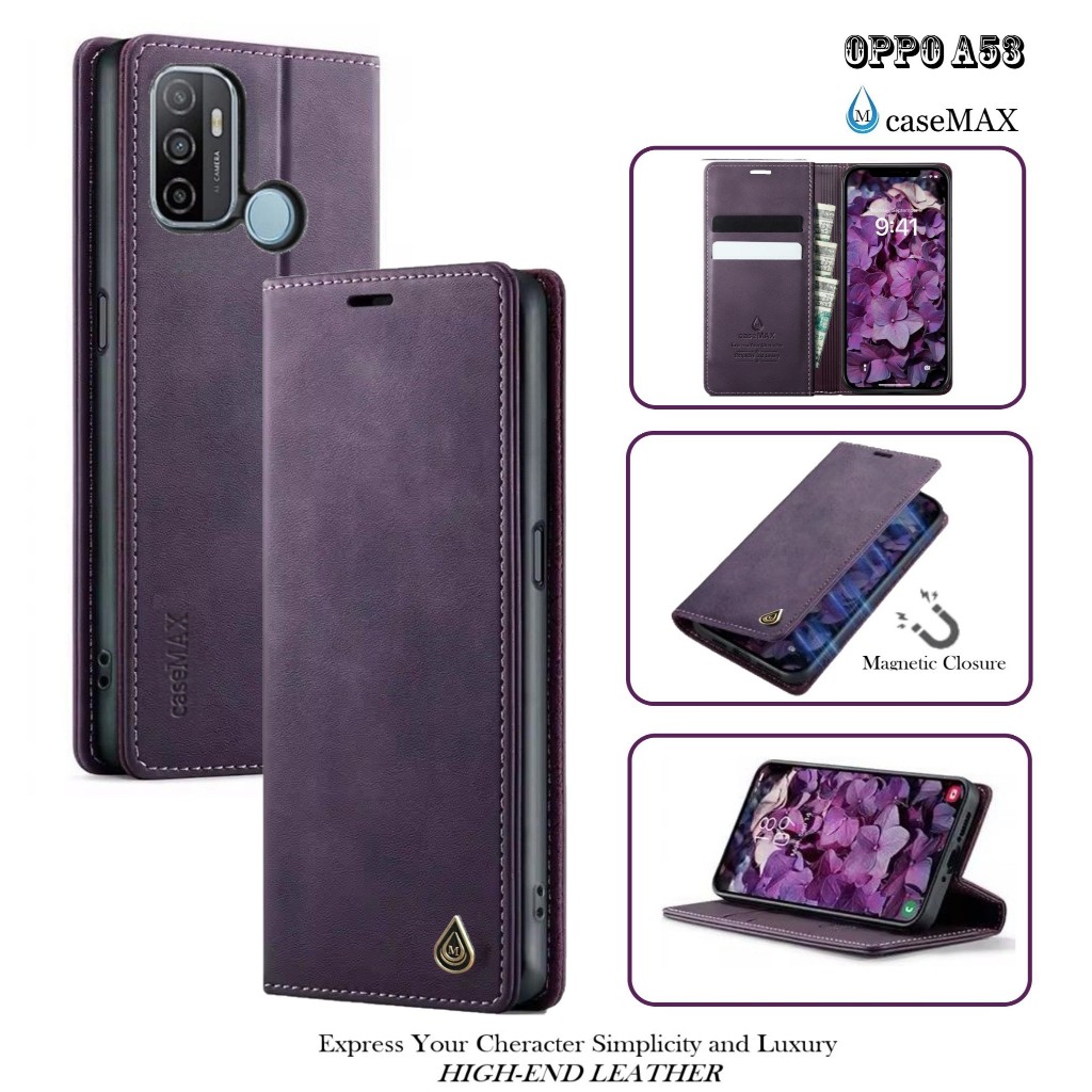 Flip Case OPPO A53 / OPPO A33 Case Wallet Kulit Casing Dompet Case Wallet Leather Flip Case OPPO A53