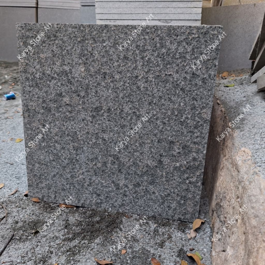 Batu Andesit 40x40 Bakar | Batu Alam Andesit Hitam Bakar