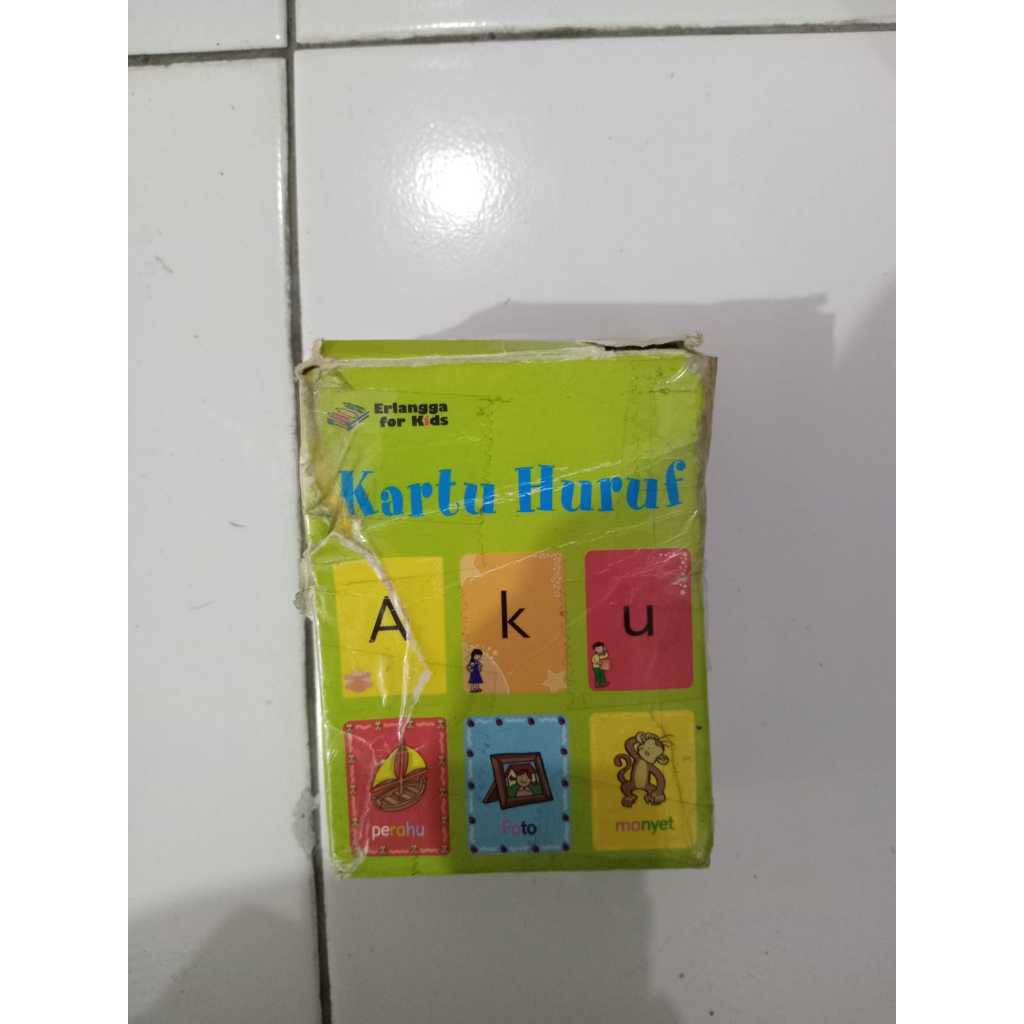 Kartu Angka | Kartu Huruf Erlangga For Kids