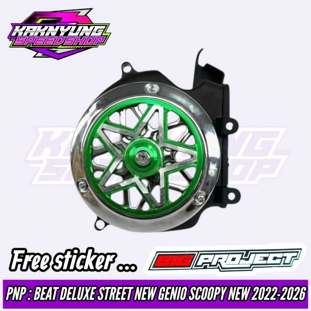 Tutup Kipas Beat Deluxe Standard 2022 Set Spinner Bintang Type V1 Bigproject Original Pnp Beat sport