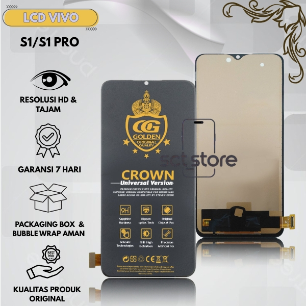 LCD TOUCHSCREEN VIVO S1 1907 / S1 PRO 1920/ Y7S / Y9S ORIGINAL FULLSET COMPLETE / LCD VIVO S1 / LCD 