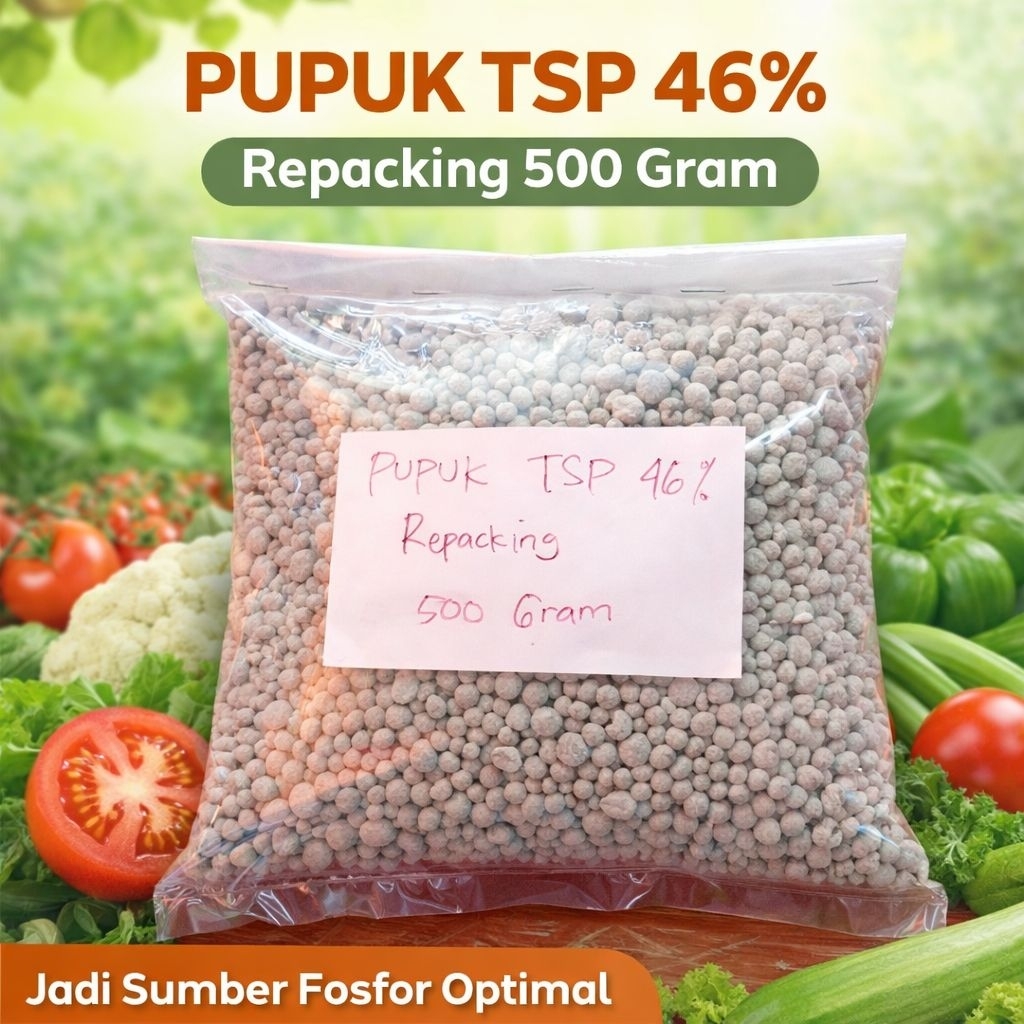 Pupuk TSP 46 eceran 500 gram