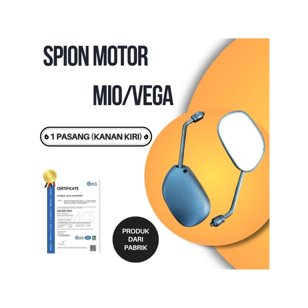 Spion Yamaha MIO Model Standar Spion MIO Kaca Spion Motor / Spion MIO Soul Karbu