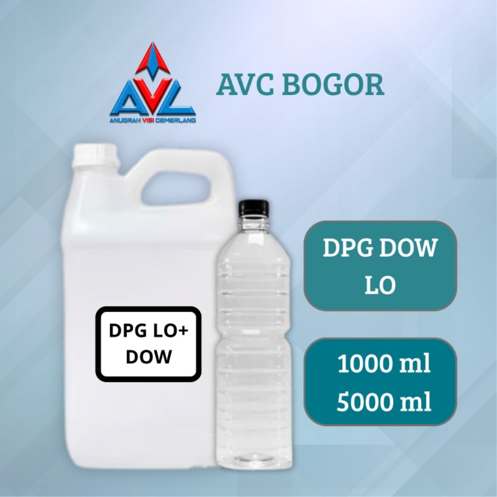 DPG LO+ DOW 1kg | Dipropylene Glycol Original | Solvent Parfum, Kosmetik & Fragrance Base