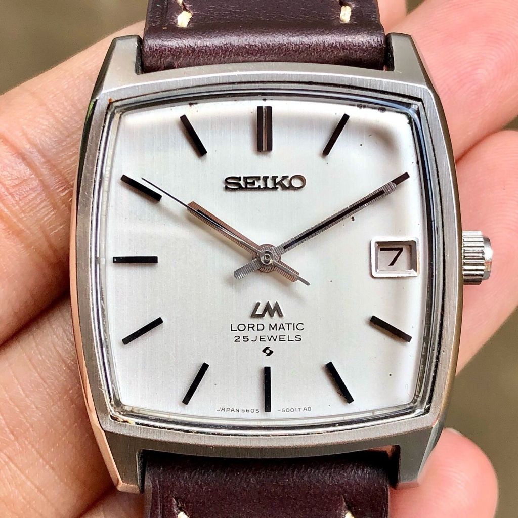 Vintage Seiko Date LM Lord Matic 25J 5605-5000