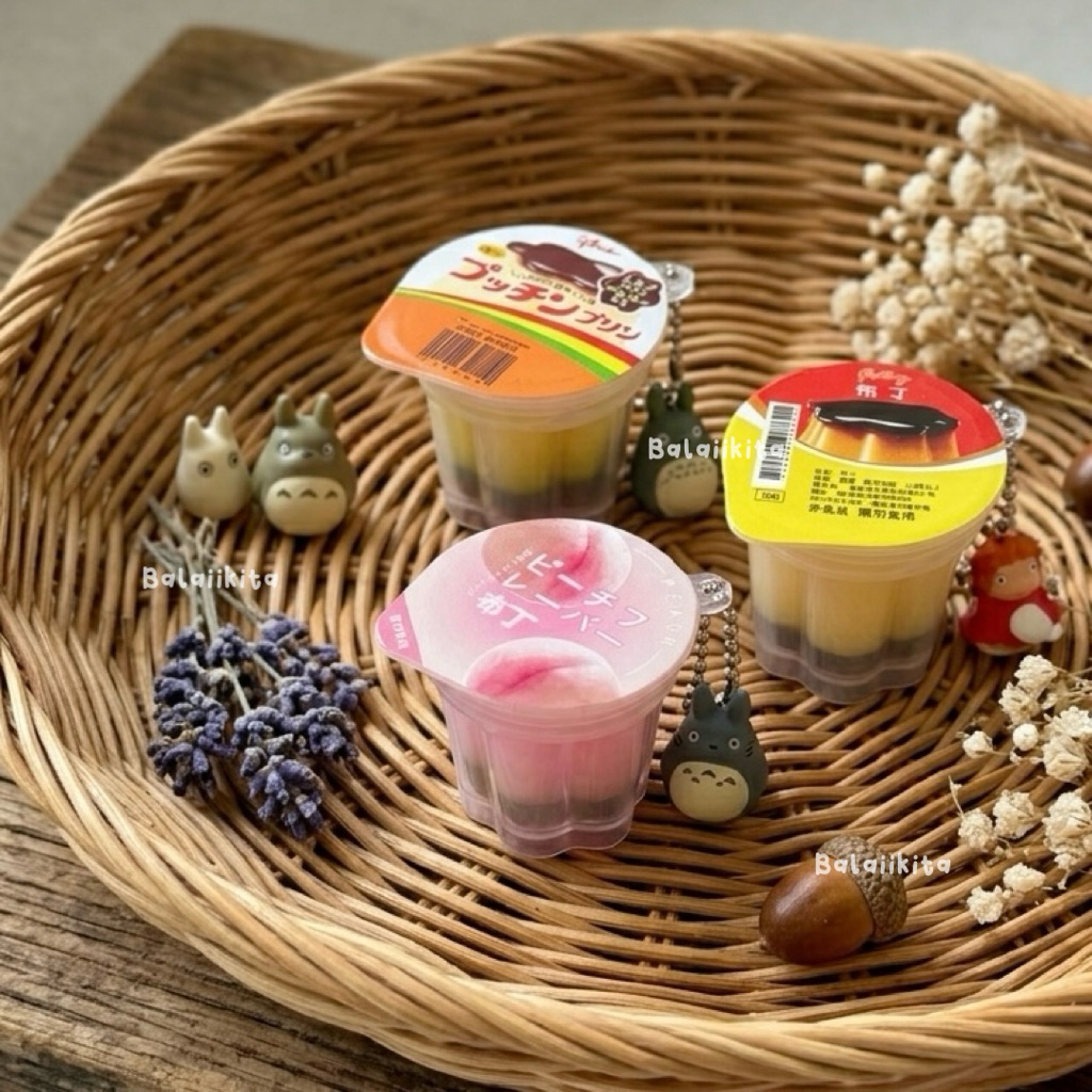 Trinkets pudding | Keychain pudding jiggly taba squishy