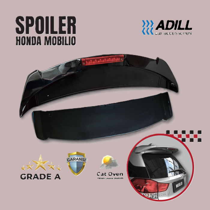 Spoiler Honda Mobilio / Spoiler Honda BRV - Topi Belakang Mobilio BRV