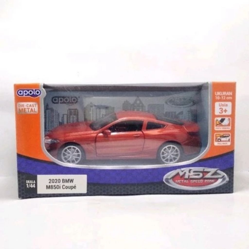 APOLO MSZ DIECAST BMW M850i COUPE MERAH