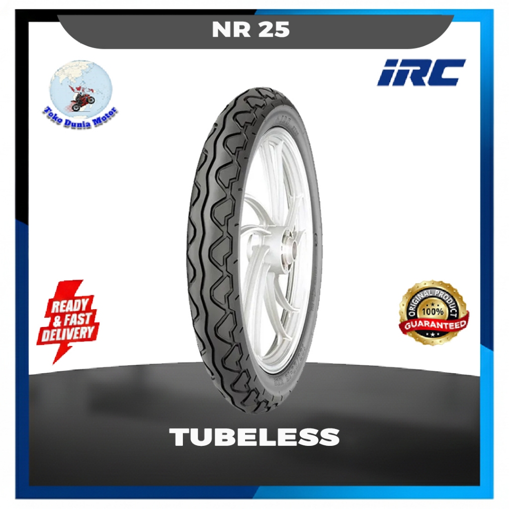 Ban motor bebek TUBELESS IRC NR25 100 90 17 NR 25