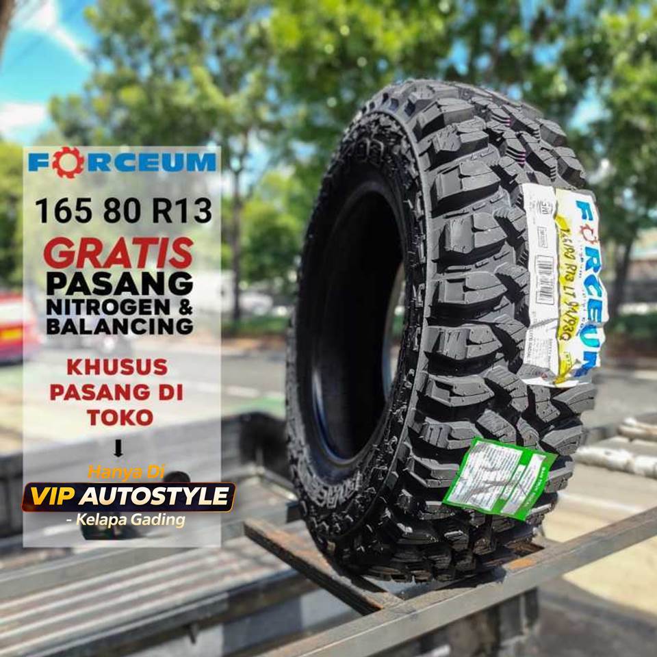 Ban Pacul R13 FORCEUM M/T 08 PLUS 165 80 R13 - Tahan Keras, Tahan Lama, Model Offroad
