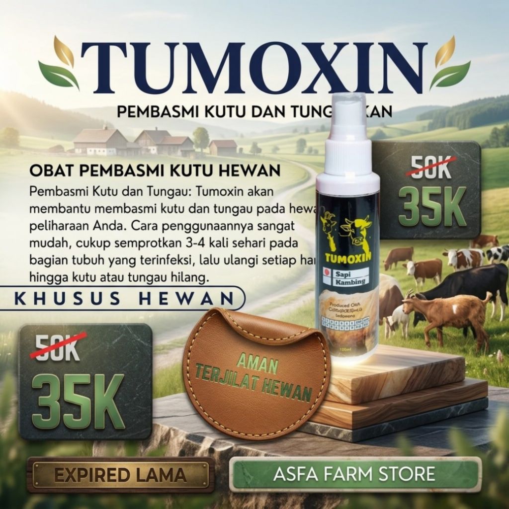 Obat Kutu Sapi Tumoxin Paling Ampuh