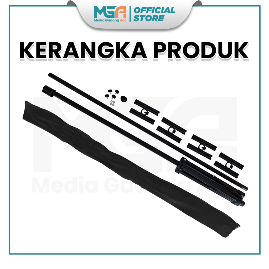 Tripod Banner 4 Sisi / Standing Banner si / Tripod Stand Banner Berdiri / Tiang Banner 4 Sisi /