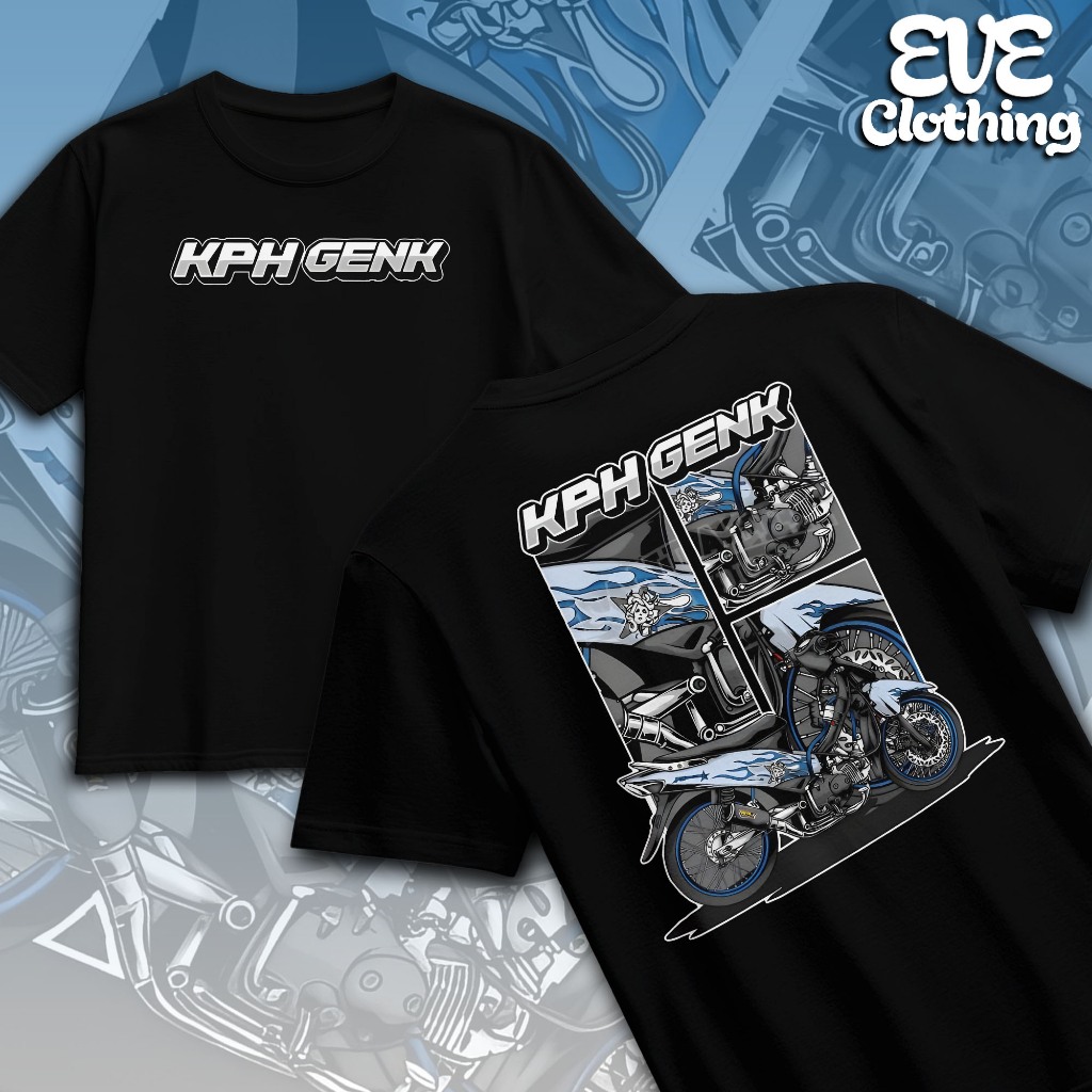 Kaos KPH GENK Adem Dan Nyaman || Kaos Distro Honda Wave Kph Genk Terbaru Viral