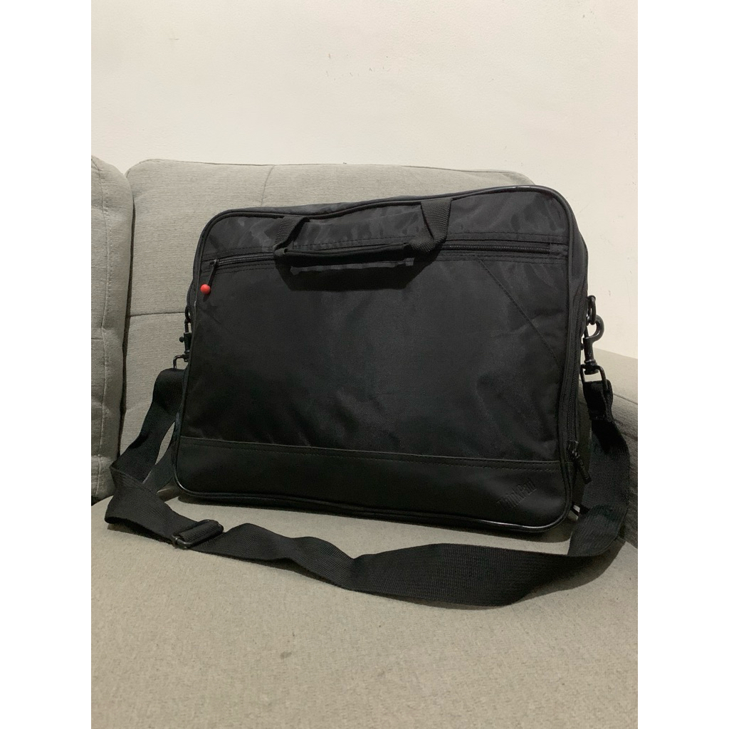sling lenovo thinkpad x targus tas kerja tas laptop hitam preloved