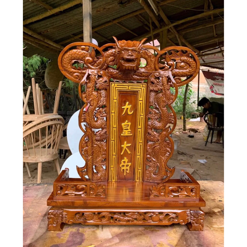 patung naga sebahyang realpict kayu jati