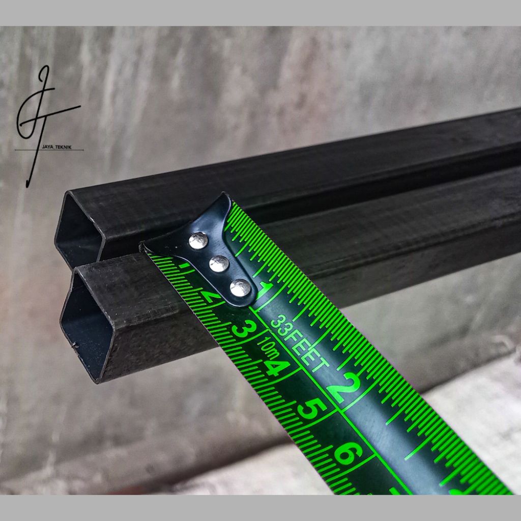 Besi Hollow Hitam 2x2