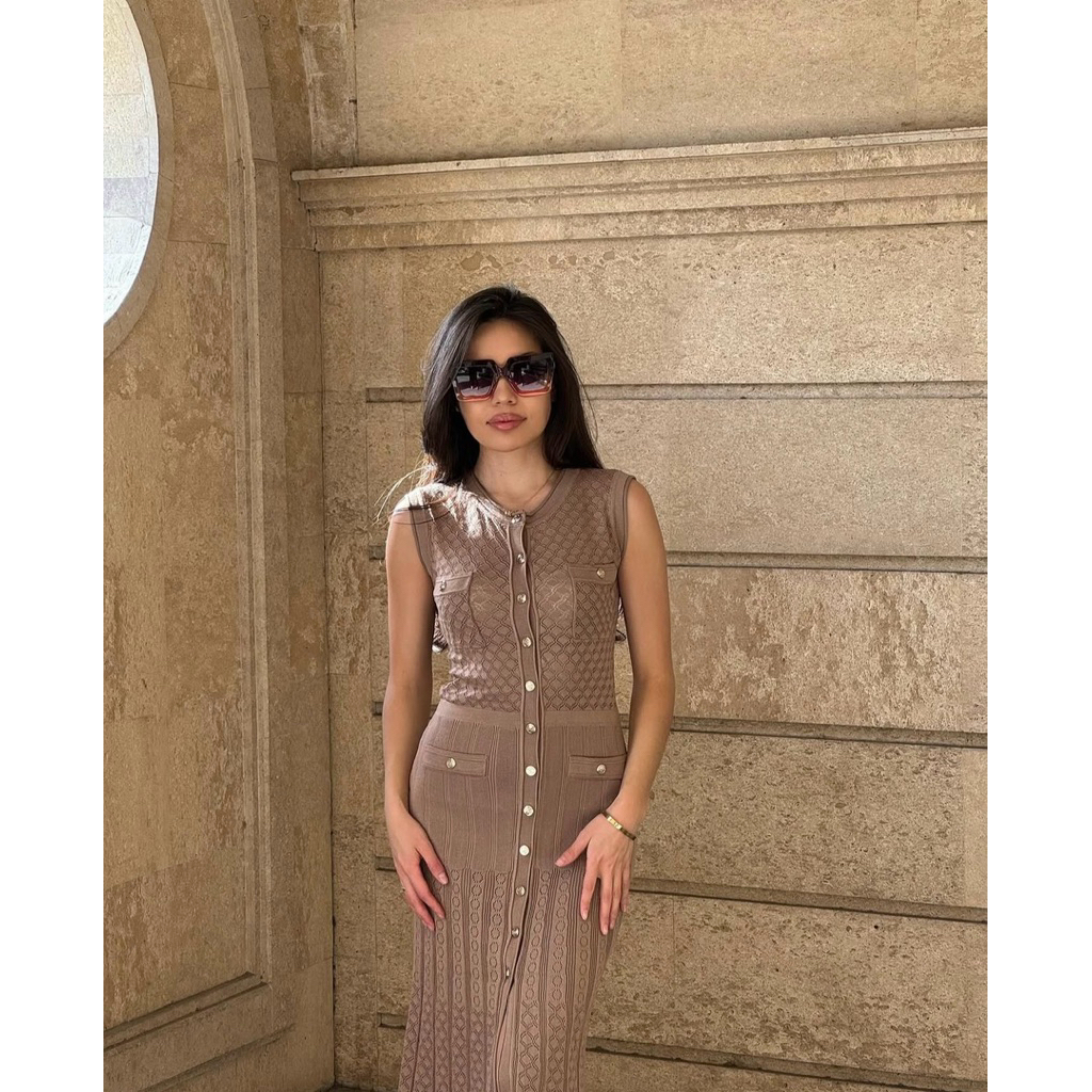 CLAUDE OFFICIAL - Adele Knit Dress Size XS-S