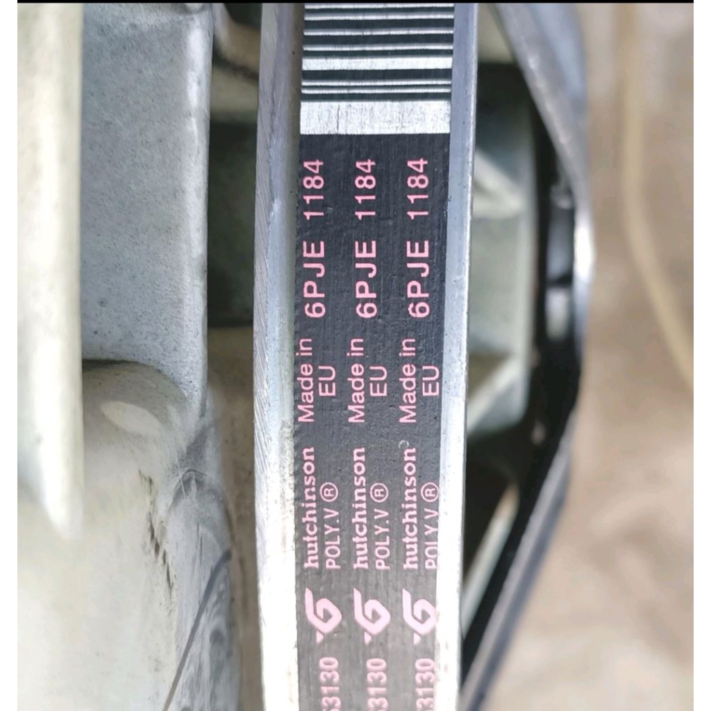 tali vanbelt mesin cuci Electrolux prontloading seri 6PJE 1184