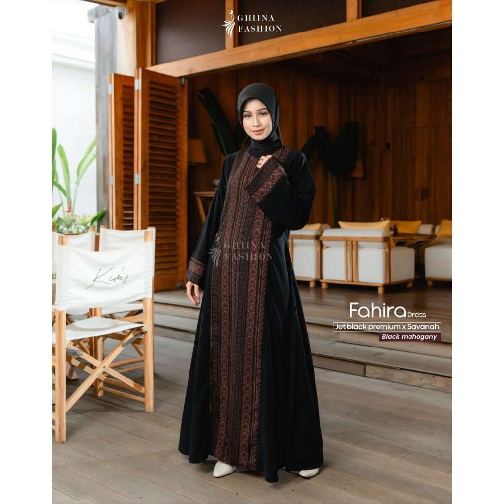 Fahira Dress//ORI ghiina fashion//Gamis Abaya