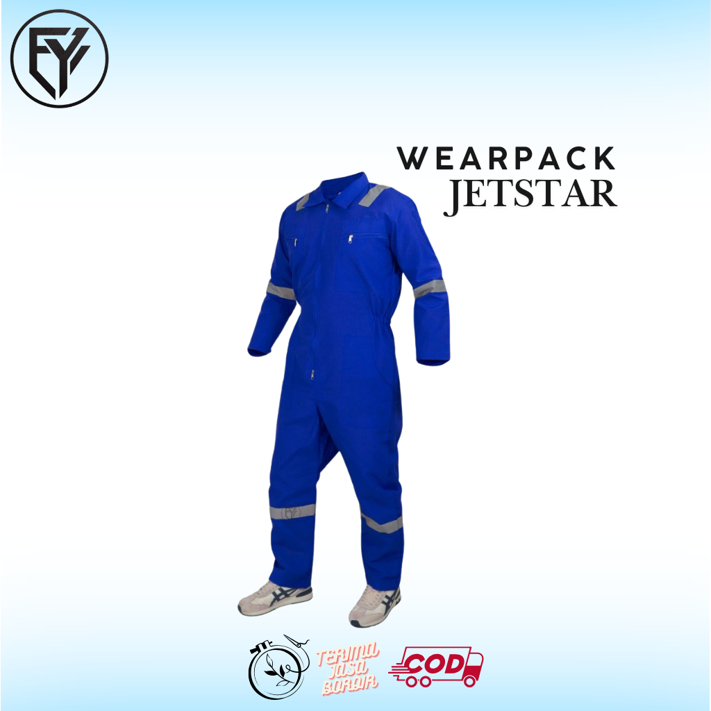 Wearpack Safaety K3 Baju Bengkel Wearpack Bengkel Baju Safety Baju Kerja Wearpack Proyek