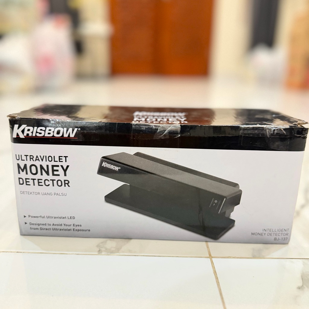 Krisbow Mesin Detektor Uang BJ-137 Alat deteksi Uang Palsu