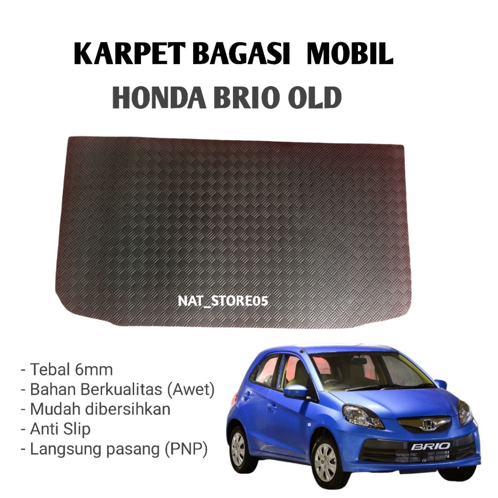 KARPET BAGASI MOBIL BRIO OLD / HONDA BRIO OLD