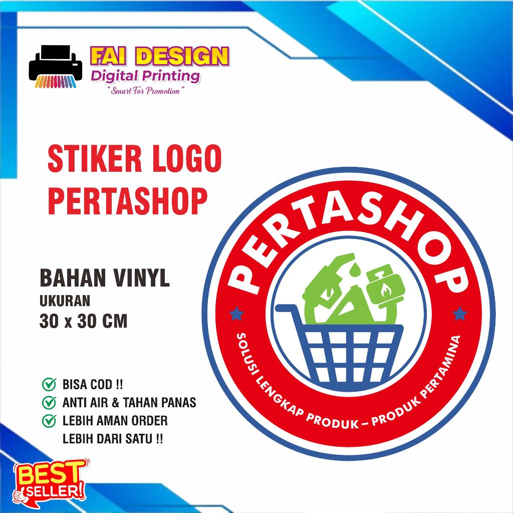 Stiker Logo PERTASHOP | Pertamina Shop