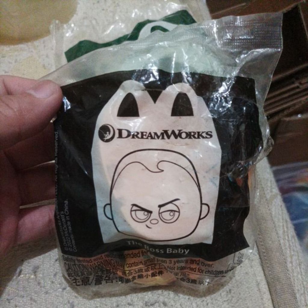 The Boss Baby DreamWorks Happy Meal MC Donalds