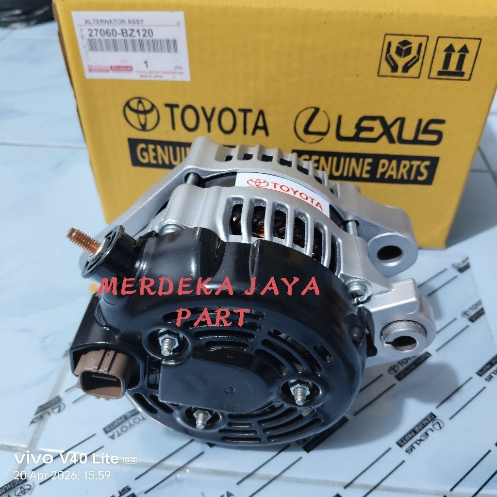 DINAMO AMPERE ALTERNATOR TOYOTA AVANZA 1.3 VVTI JAPAN