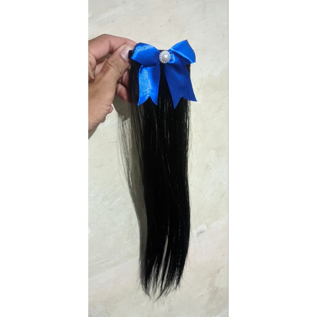 Jepit Rambut Anak Pita merah putih biru - Desain Unik, Aman, Nyaman