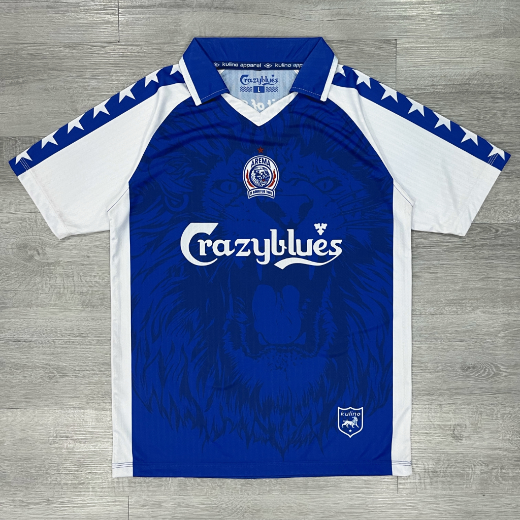 Jersey Retro Arema Crazyblues | Jersey Arema | Jersey Aremania